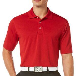 Callaway Golf Polo Shirt Opti Dri CGM211 Chili Pepper Red Men’s Small